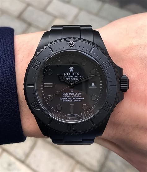 rolex all black limited edition|rolex off catalogue.